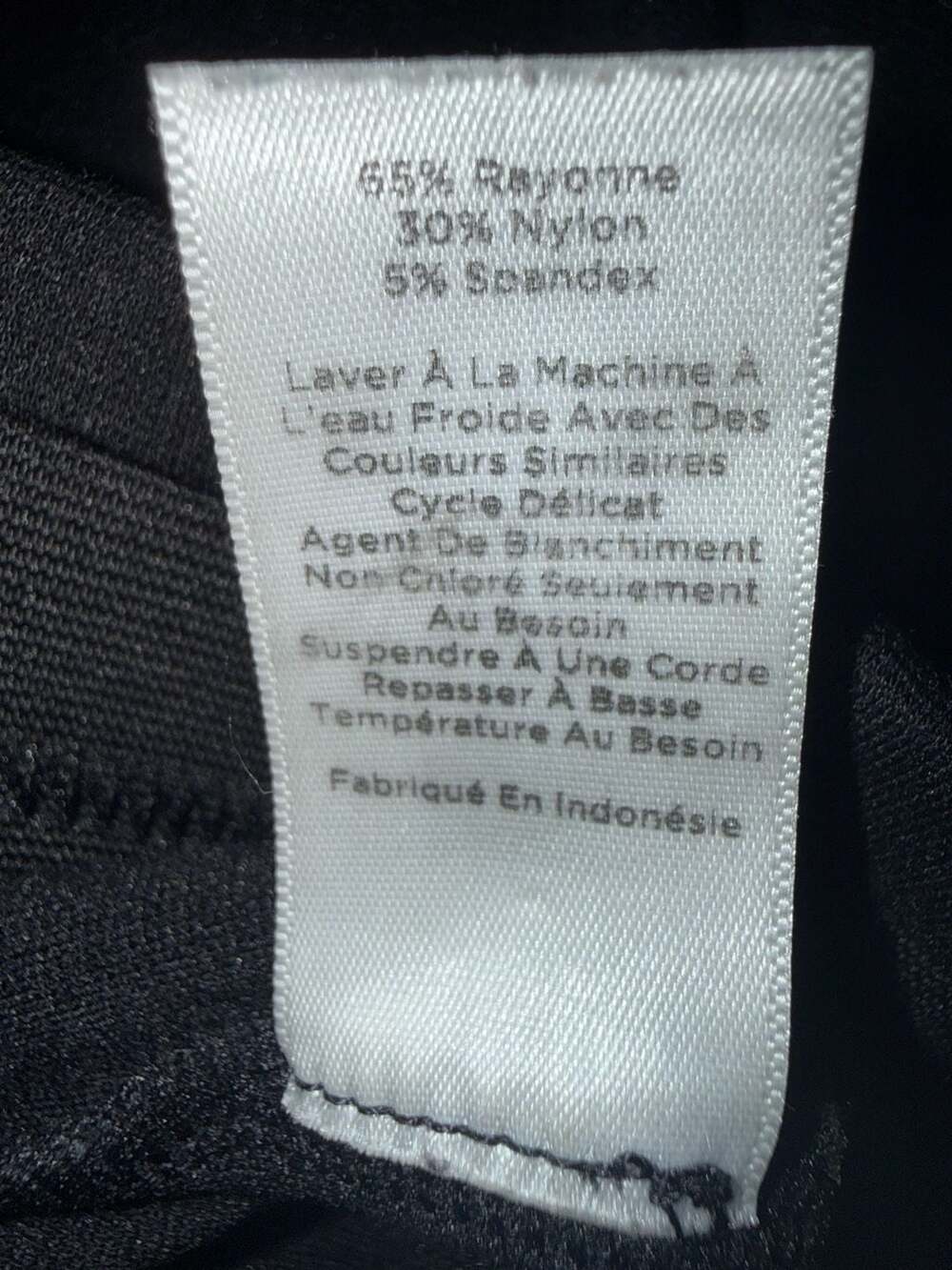 Talbots Petites Black Pull-On Ponte Knit‎ Leggings Size P Small - Picture 4 of 6